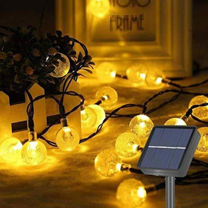12m 100 LEDs Outdoor Solar Globe String Lights