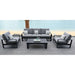 Coline 5 Seat Sofa Set Charcoal - Creative Living