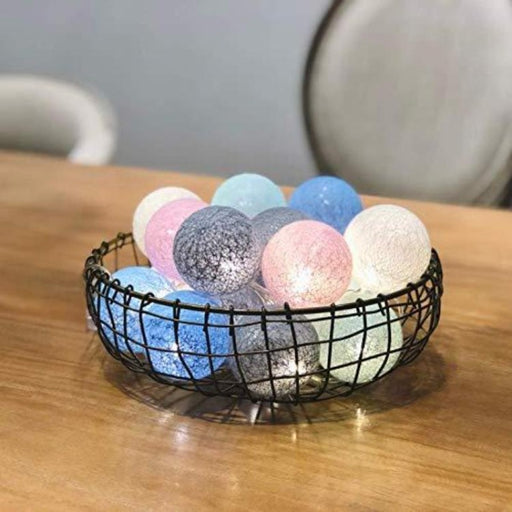 String Lights 10 Cotton Balls - Macaron - Creative Living
