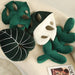 Nordic Leaf Cushion - Green Monstera Albo Leaf - Creative Living