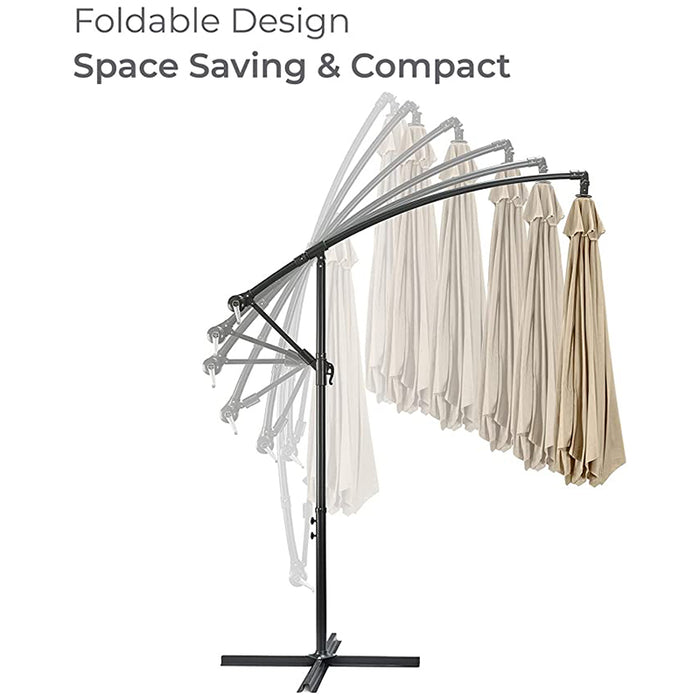 Christow Parasol 3 meter Without Base - Khaki