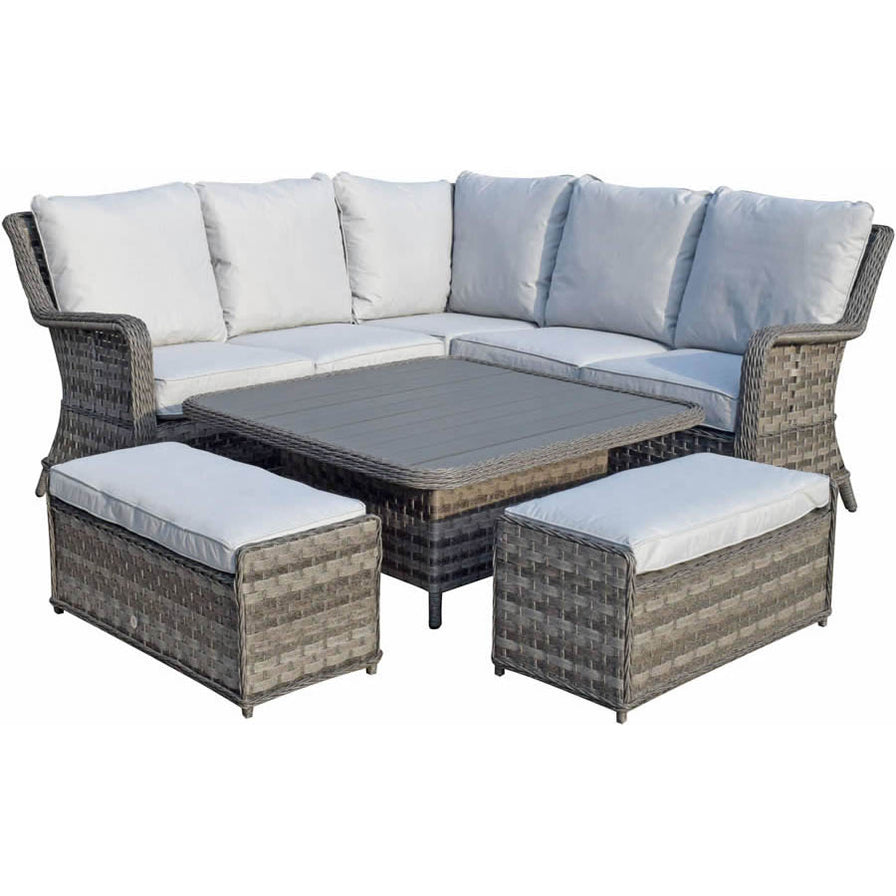 Durable Outdoor Rattan Wood & Modern Garden Sofa Sets Available