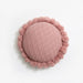 Sunflower Round Knitted Cushion - Dusty Pink - Creative Living