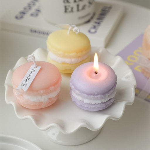 Peach Macaron Scented Candle - Creative Living