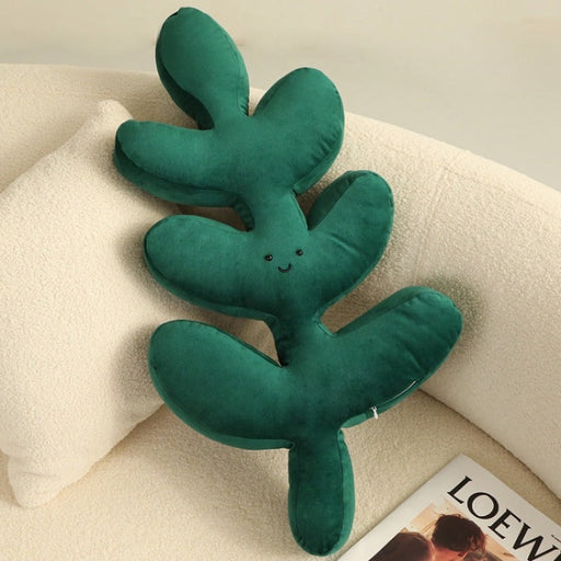 Nordic Leaf Cushion - Happy Leaf - Creative Living