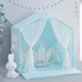 Playhouse with Curtain - Blue - Creative Living
