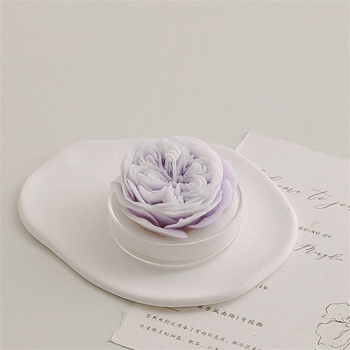 Purple Austin Rose Scented Candle - Creative Living