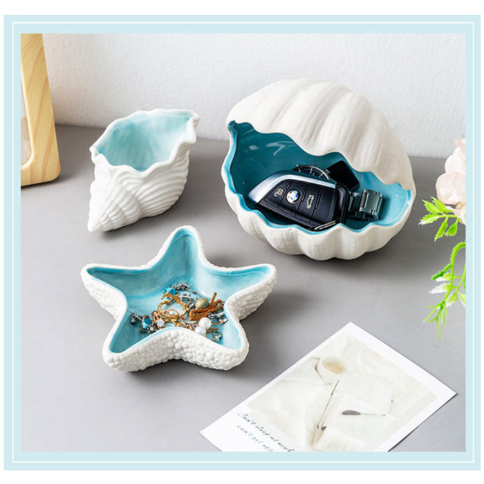 Shell Storage Tray - Cage Shell | Creative Living