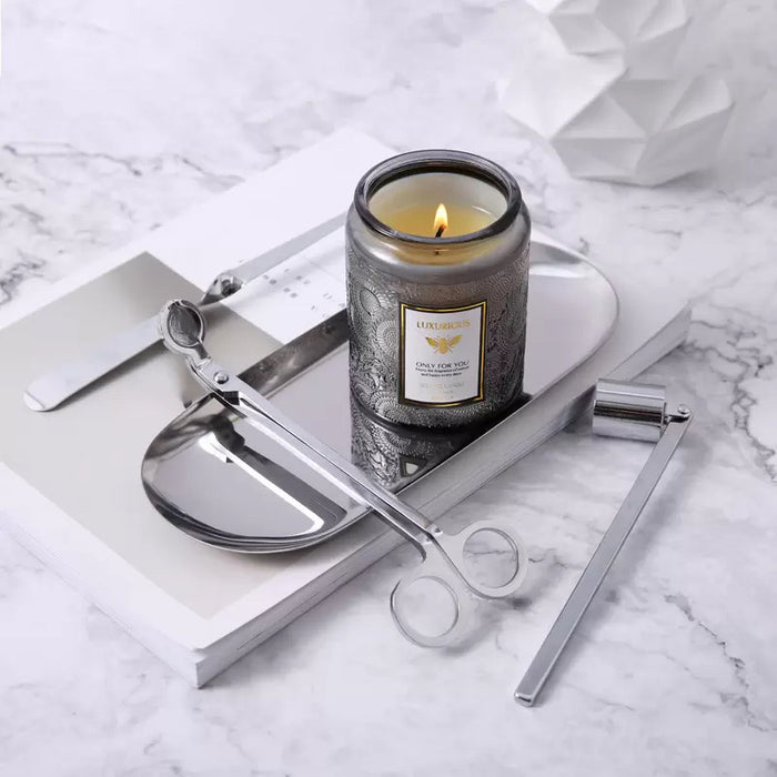 Candle Snuffer Tool Set - Silver - Creative Living