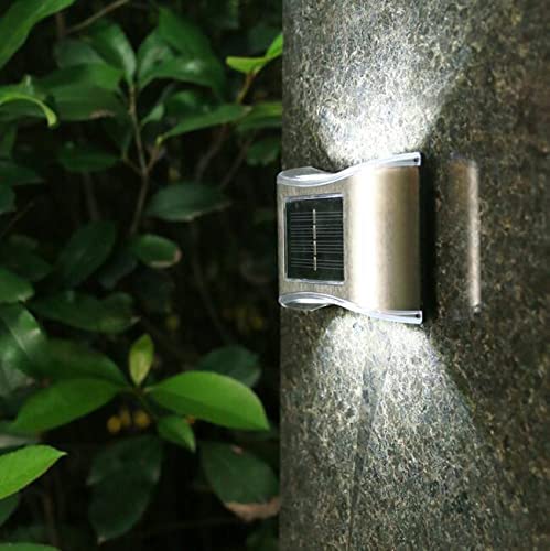 6 LED Stainless Steel Up & Down Wall Light (Set of 4) | Creative Living