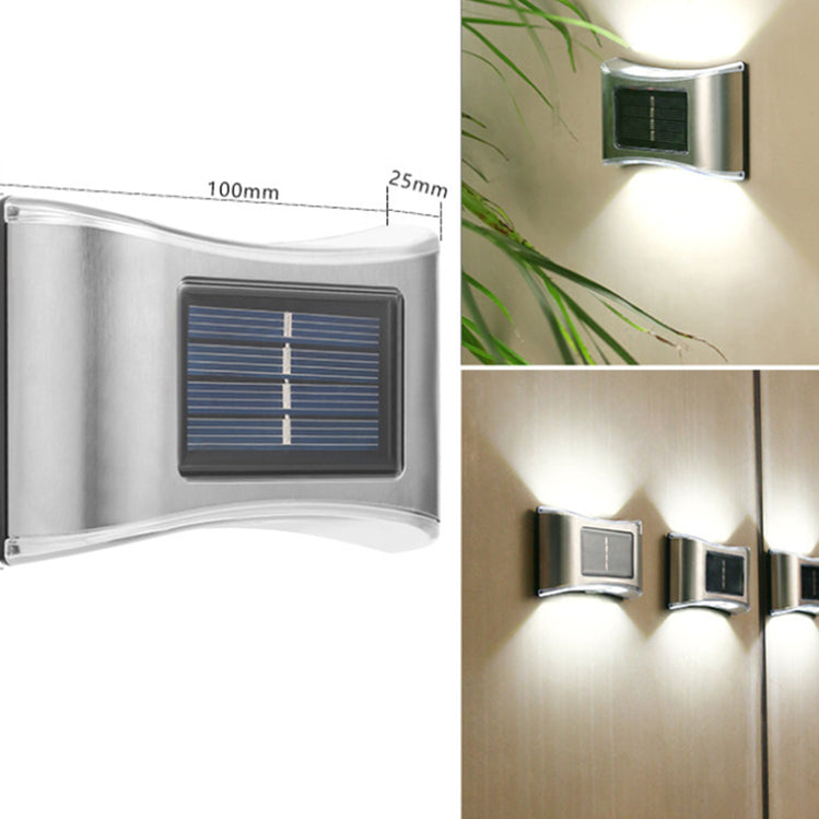 4 Pack 6 LED Up and Down Wall Light | Modern Outdoor Lighting ...