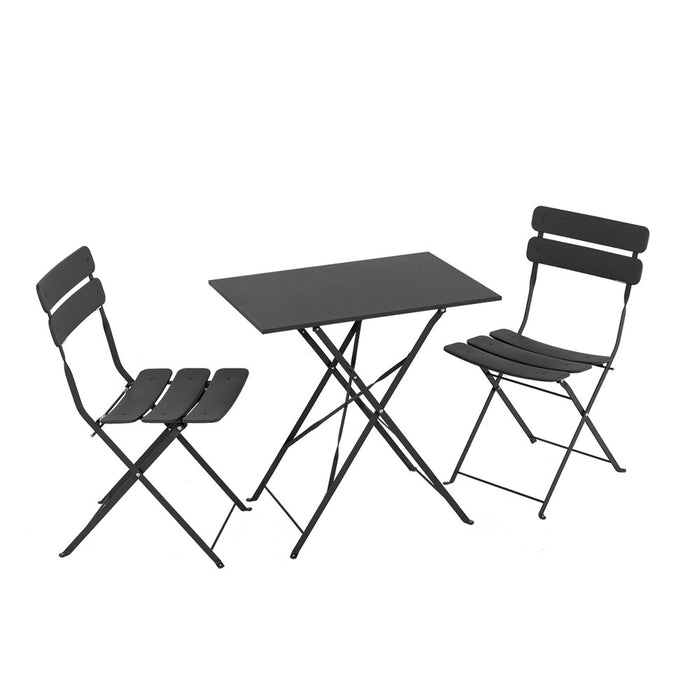 Creative Living Outdoor Garden Folding Balcony Set Table Chairs