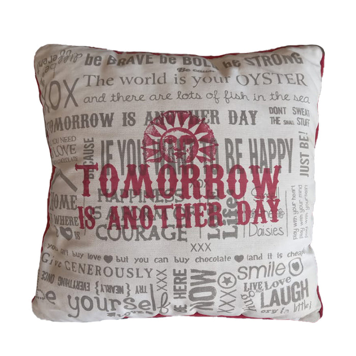 Scatter Cushion Tomorrow is Another Day