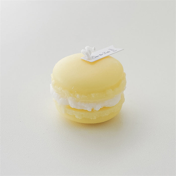 Yellow Macaron Scented Candle - Creative Living