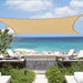 Sun Shade Sail 3x5m Rectangle Sand - Creative Living