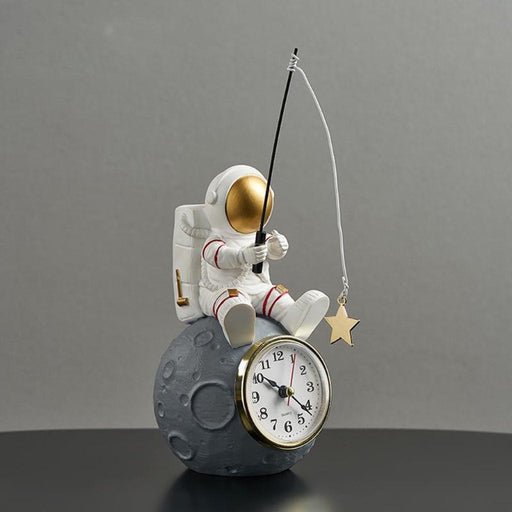 Fishing Star Astronaut Clock - Creative Living