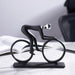 Black Cyclist Figurine - Creative Living
