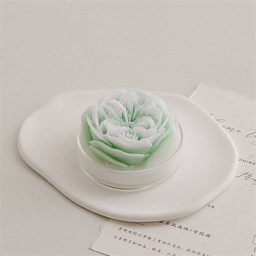Green Austin Rose Scented Candle - Creative Living