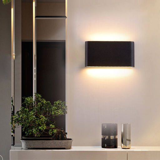 Black Lightstone Wall Lamp - Creative Living