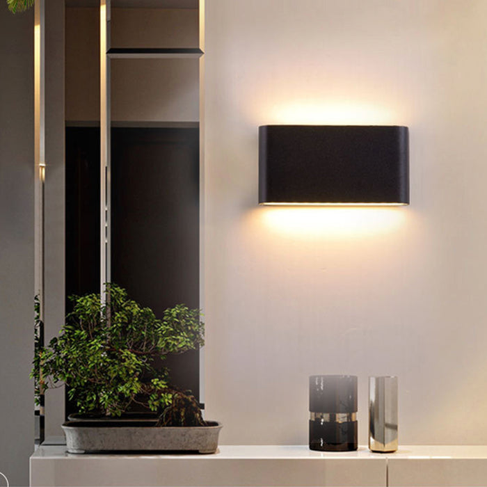Black Lightstone Wall Lamp - Creative Living