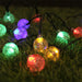 5m 20 LEDs Outdoor Multicolor Solar Globe String Lights - Creative Living