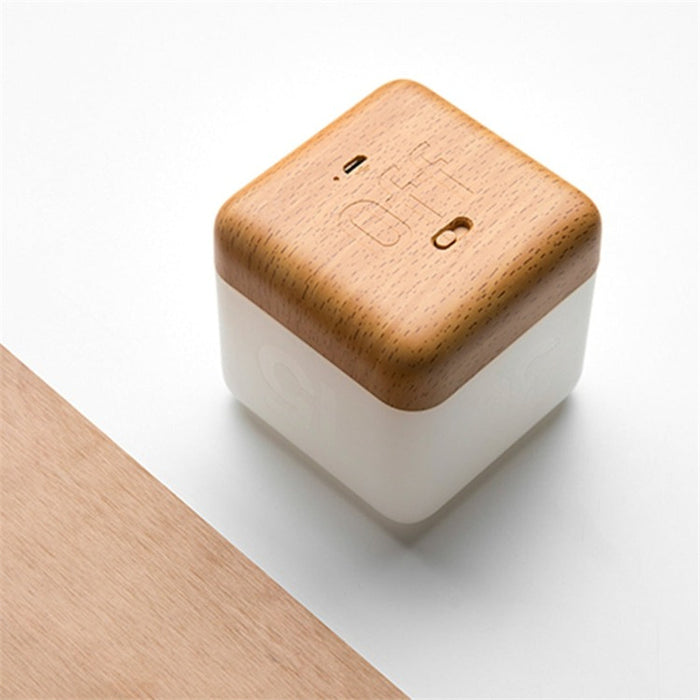 Beech Cube Rechargeable Timing Night Light - Creative Living